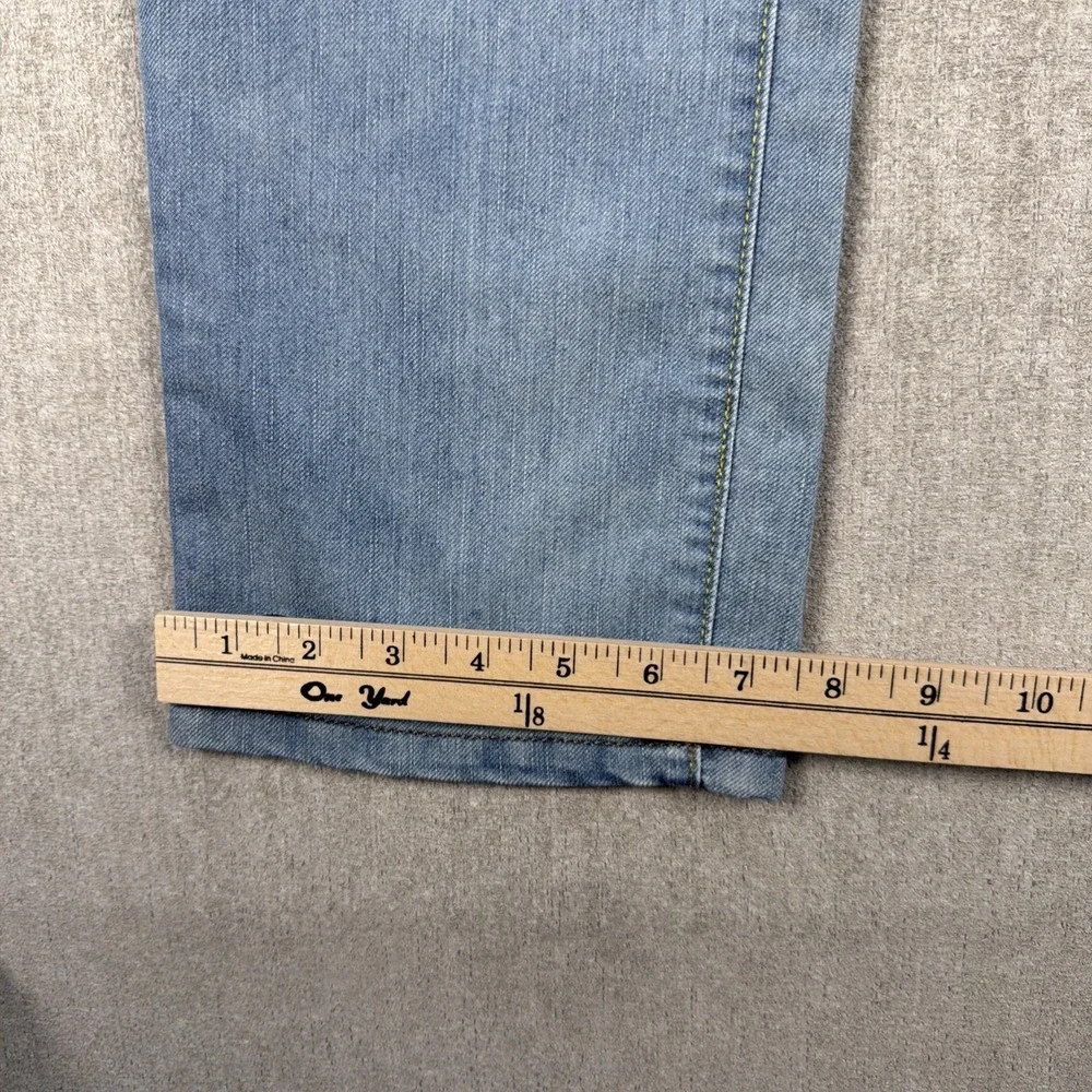 Enzo Tovare Jeans Women 34 Light Wash Denim 5 Pockets Straight Leg